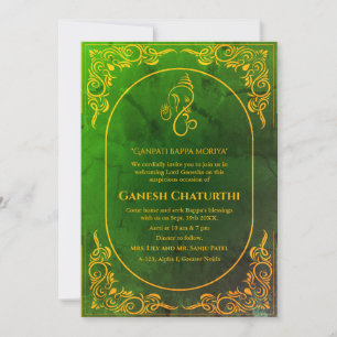 Ganesh Chaturthi Puja  Invitation