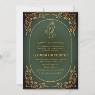 Ganesh Chaturthi Puja Invitation