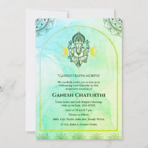 Ganesh Chaturthi Puja Invitation