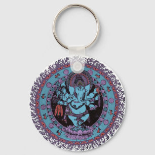 Ganesh Dancer Key Ring