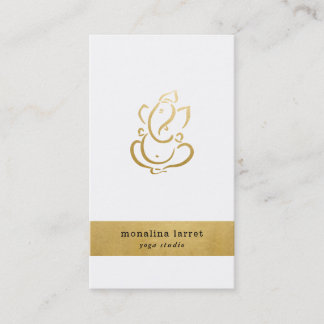 Ganesh | Ganapati Indian God Yoga Studio Business Card