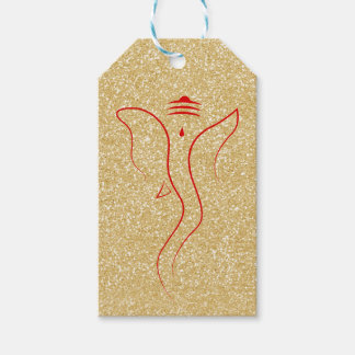 Ganesh Gold Gift Tags