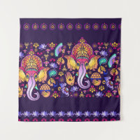 Ganesh Hindu God: Festive Seamless