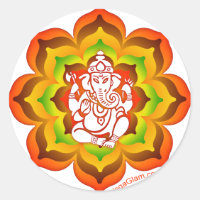 Ganesh in Lotus