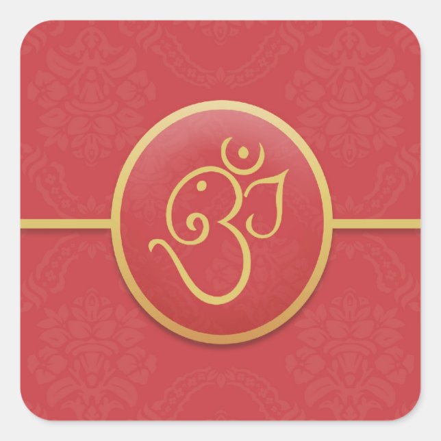 Ganesh Indian Sticker (Front)