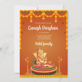 Ganesh invitations Digital Ganpati invites Ganesh