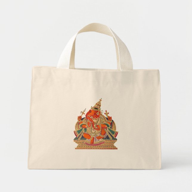 Ganesh Mini Tote Bag (Front)