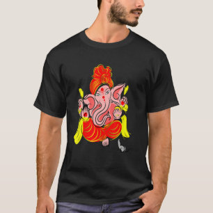 Ganesh Ohm Yoga  Third Eye  Isha  Hindu  Linga T-Shirt