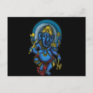 Ganesh Prosperity Postcard