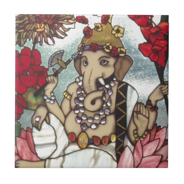 GANESH STAINED GLASS 12 FEB 2014.jpg Tile (Front)