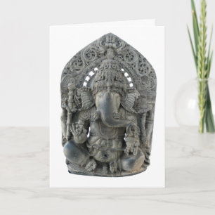 Ganesh Statue Greeting Card