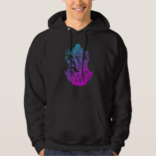 Ganesh Symbol Yoga Hindu Men Women Elephant Medita Hoodie