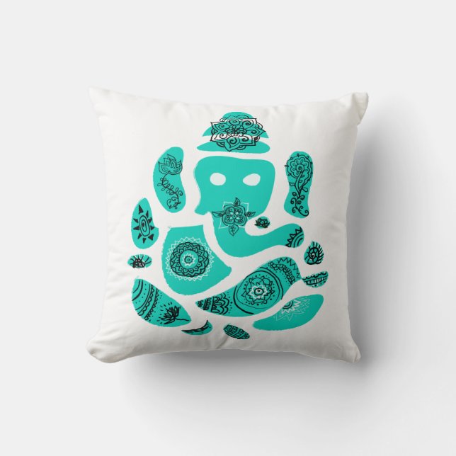 Ganesh Throw Cushion (Front)