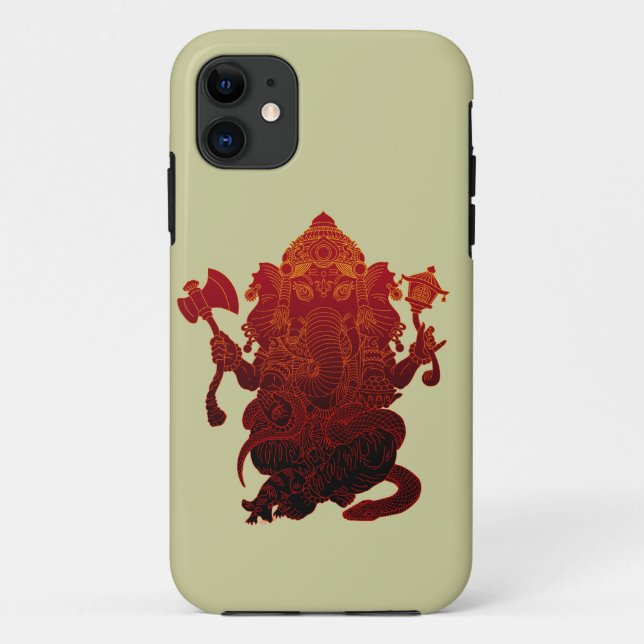 Ganesha3 Case-Mate iPhone Case (Back)