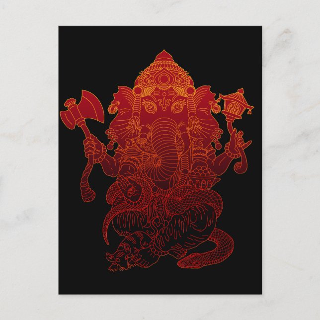 Ganesha3 Postcard (Front)
