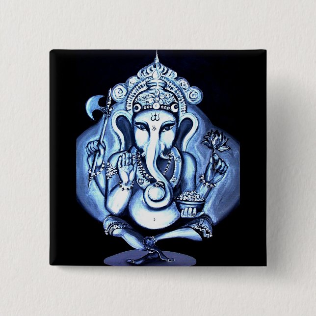 GANESHA Button (Front)