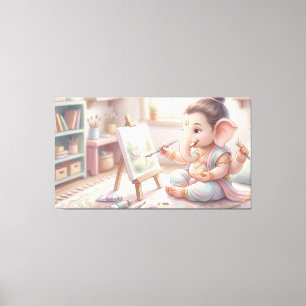 Ganesha Canvas Print