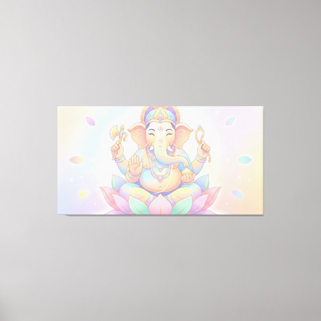 Ganesha Canvas Print (Front)