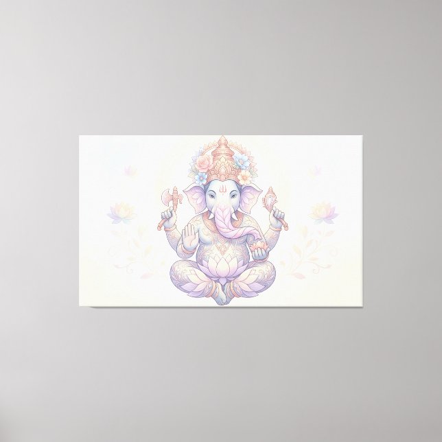 Ganesha Canvas Print (Front)