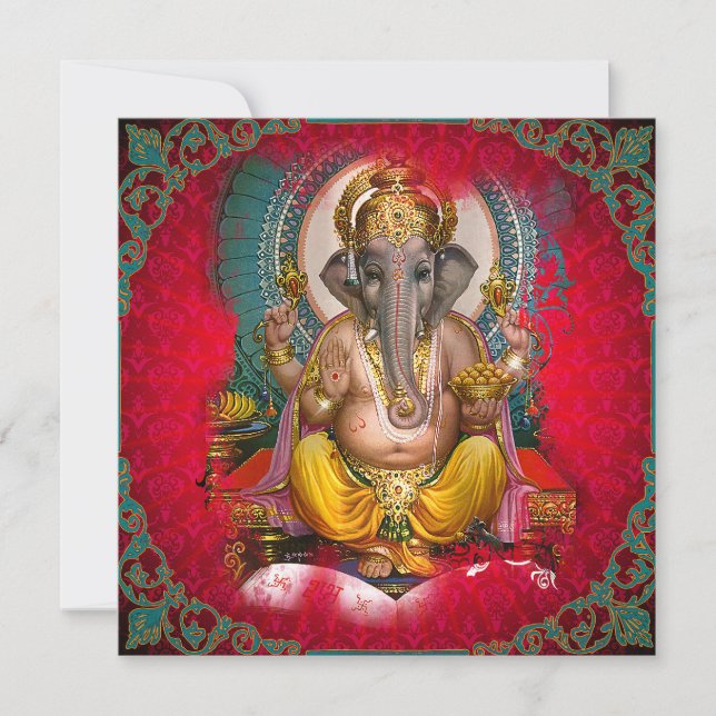 GANESHA - Card, Greeting, Invite (Front)