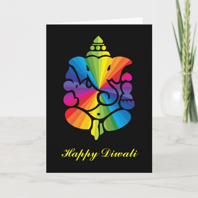 Ganesha - Diwali Card (Front)