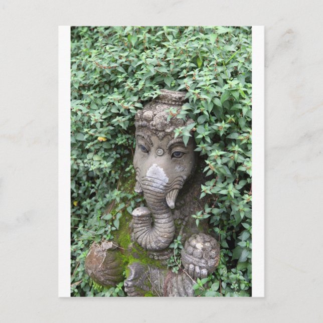 Ganesha elephant Hindu God of success Postcard (Front)