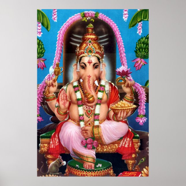 Ganesha God Poster (Front)