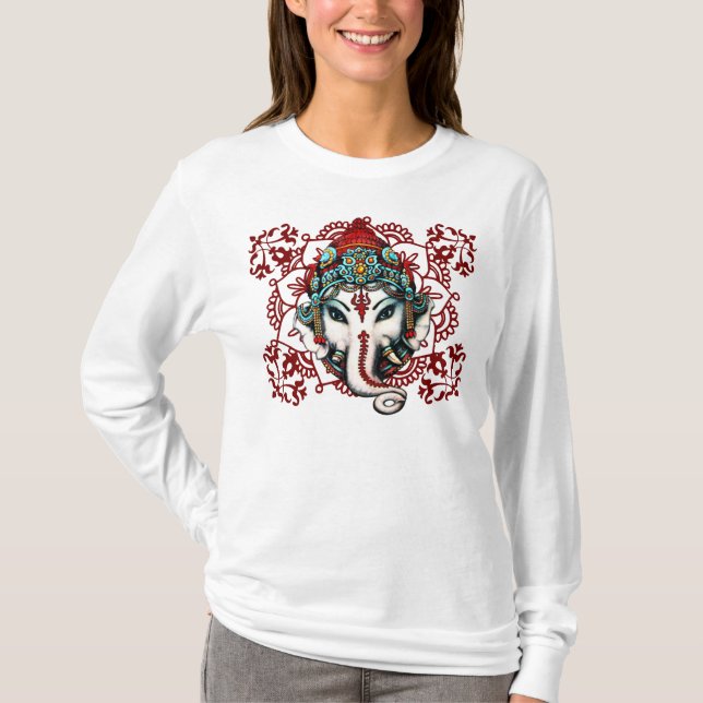 GANESHA,Hindu Deity T-Shirt (Front)