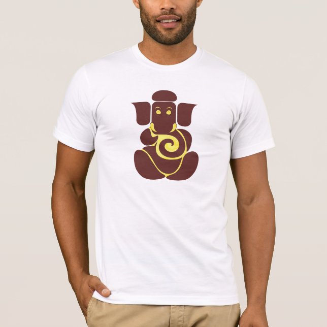 Ganesha Hindu Elephant God tshirt (Front)