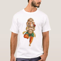 Ganesha in a Vrksasana (Tree) Yoga Pose
