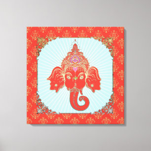 GANESHA Indian God - Wrapped Canvas