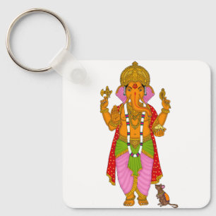 Ganesha Keychain & Devotional Keyring