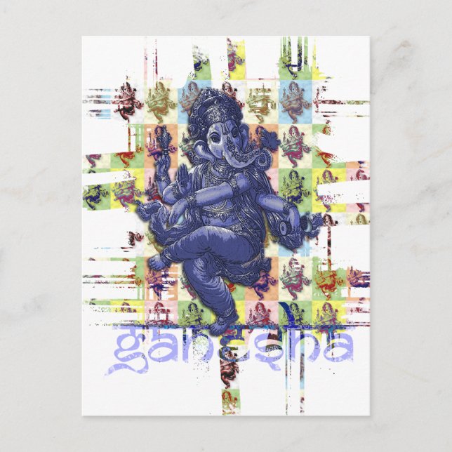 GANESHA | make your own background Postcard (Front)