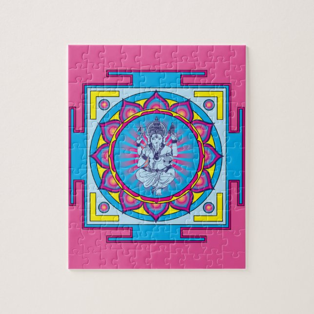 Ganesha Mandala Jigsaw Puzzle (Vertical)