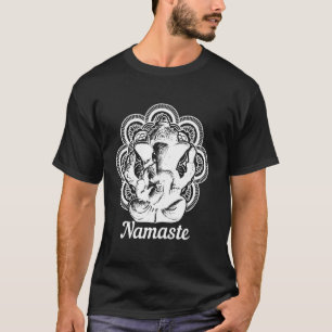 Ganesha Mandala Spiritual India Hindu God Yoga T-Shirt