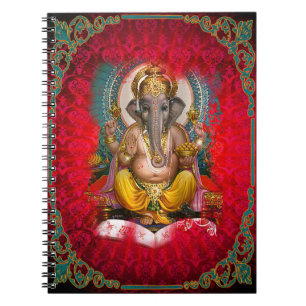 Ganesha - Notebook, Diary Spiral Notebook