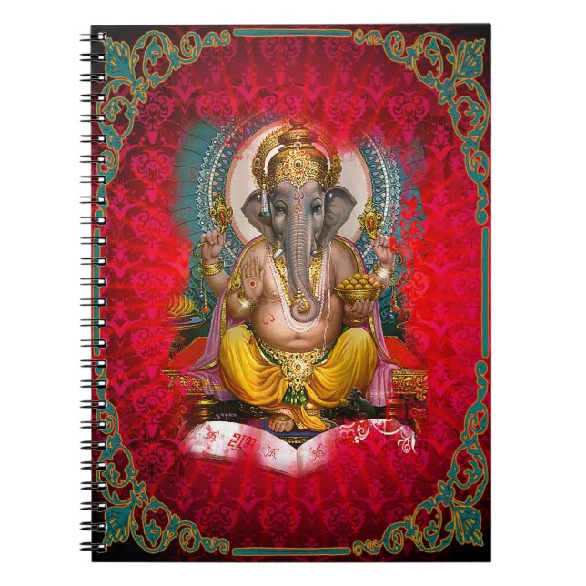 Ganesha - Notebook, Diary Spiral Notebook (Front)