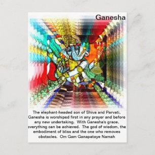 Ganesha postcard