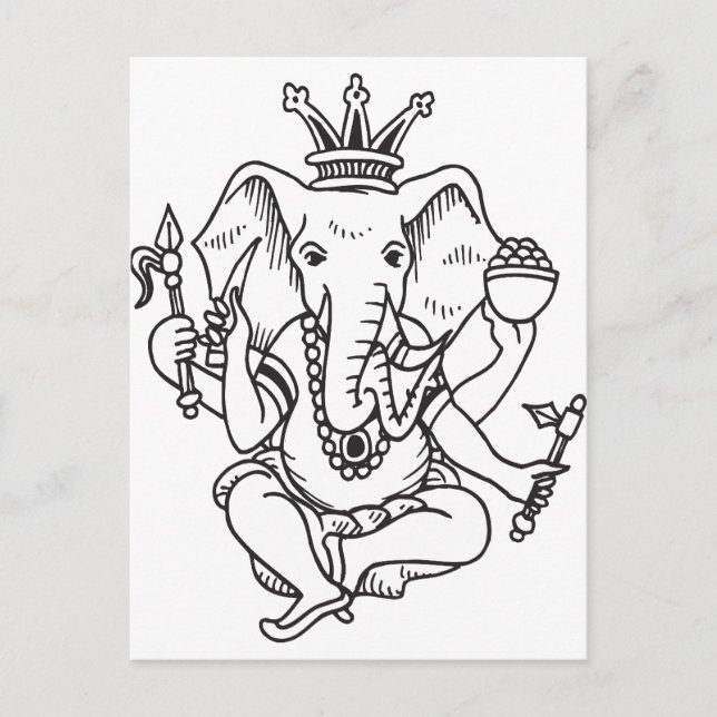 Ganesha Postcard (Front)
