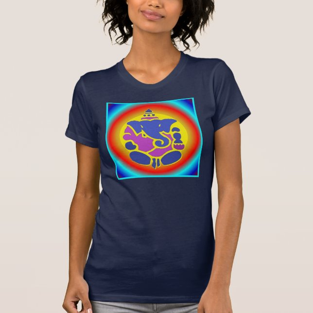 Ganesha Rainbow Mandala Top (Front)