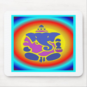 Ganesha rainbow mousepad