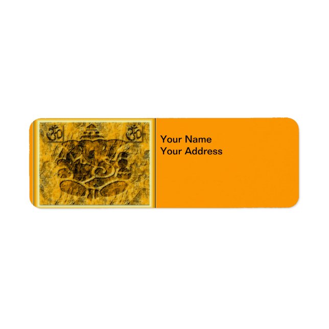 Ganesha Return Address Label (Front)