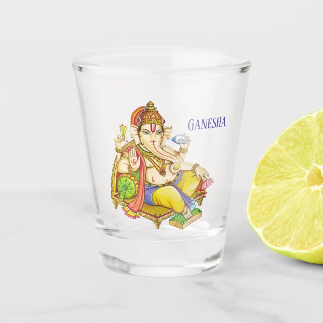 Ganesha Shot Glass (Front)