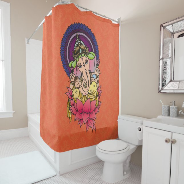 GANESHA - Shower Curtain (In Situ)
