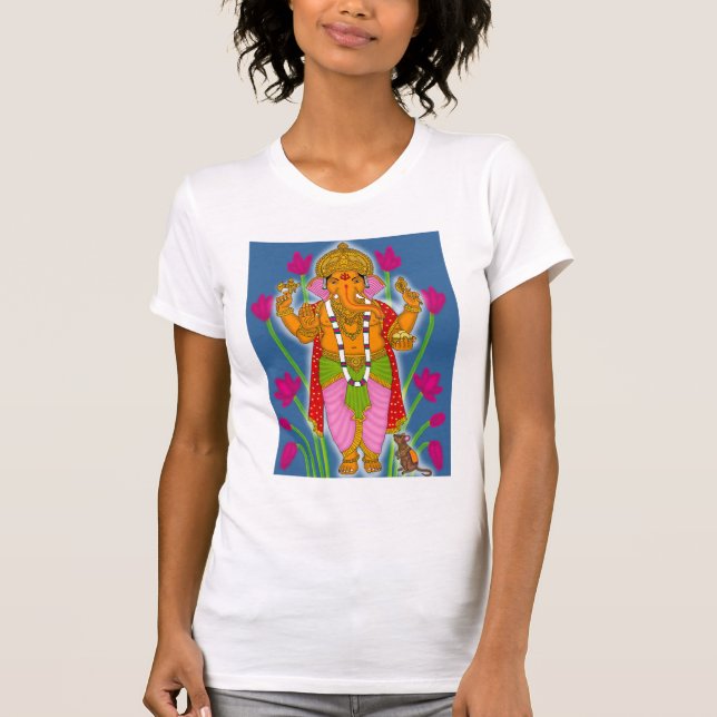 Ganesha T-Shirts for Men – Casual Spiritual Wear (Front)