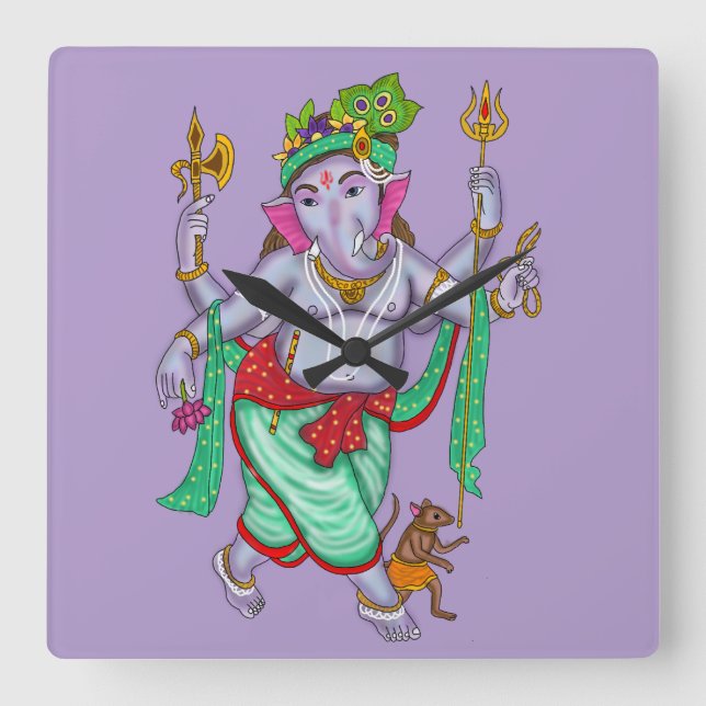 Ganesha Wall Clock (Front)