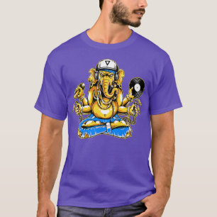 Ganesha With Musical Instruments  T-Shirt