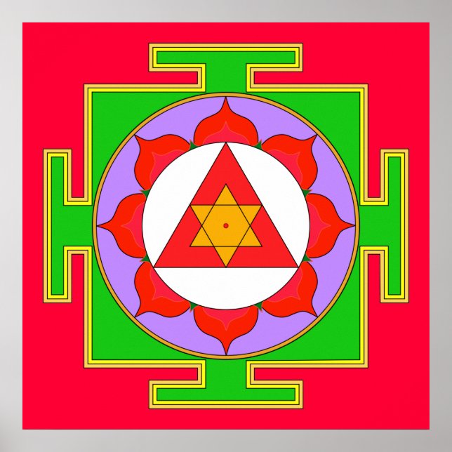Ganesha Yantra Poster (Front)