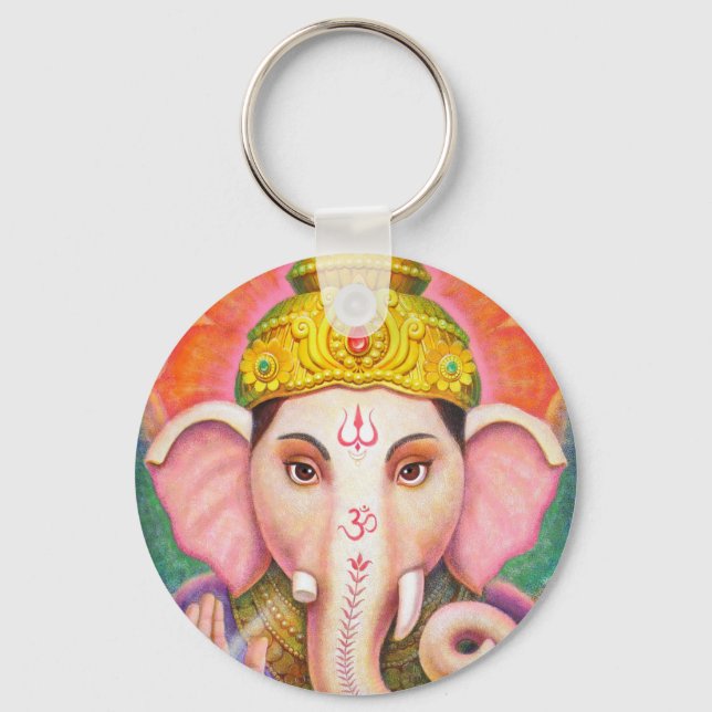 Ganesha's Blessings Key Ring (Front)