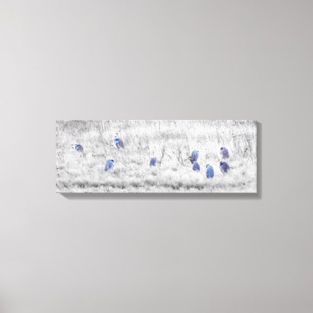 Gang of Blue Heron's wall art (Front)